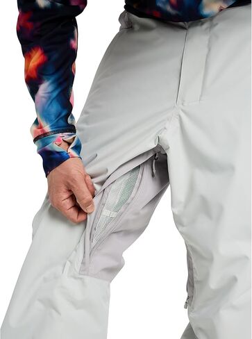 Burton Men’s Reserve 2-Layer Insulated Pants – Waterproof Winter Snowboard Pants – Gray Cloud/Washed Lavender, Large in Saudi Arabia