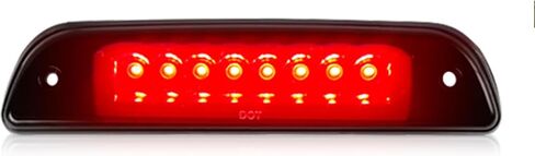 LESAUCE 3rd Third Brake Light, High Mount Stop Light Cargo Lamp Waterproof Red/White Smoke Lens for 1999-2016 Ford F-250 F-350 F-450 F-550 Super Duty, 1993-2011 Ford Ranger, 1994-2010 Mazda in Saudi Arabia