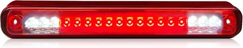 LESAUCE 3rd Third Brake Light, High Mount Stop Light Cargo Lamp Waterproof Red/White Smoke Lens for 1999-2016 Ford F-250 F-350 F-450 F-550 Super Duty, 1993-2011 Ford Ranger, 1994-2010 Mazda in Saudi Arabia