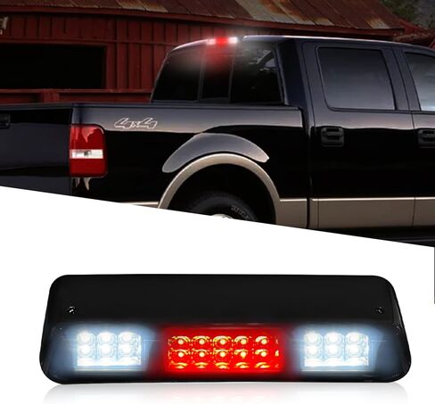 LESAUCE 3rd Third Brake Light, High Mount Stop Light Cargo Lamp Waterproof Red/White Smoke Lens for 1999-2016 Ford F-250 F-350 F-450 F-550 Super Duty, 1993-2011 Ford Ranger, 1994-2010 Mazda in Saudi Arabia
