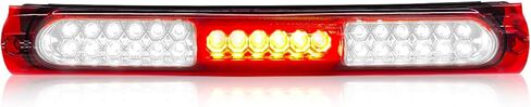 LESAUCE 3rd Third Brake Light, High Mount Stop Light Cargo Lamp Waterproof Red/White Smoke Lens for 1999-2016 Ford F-250 F-350 F-450 F-550 Super Duty, 1993-2011 Ford Ranger, 1994-2010 Mazda in Saudi Arabia