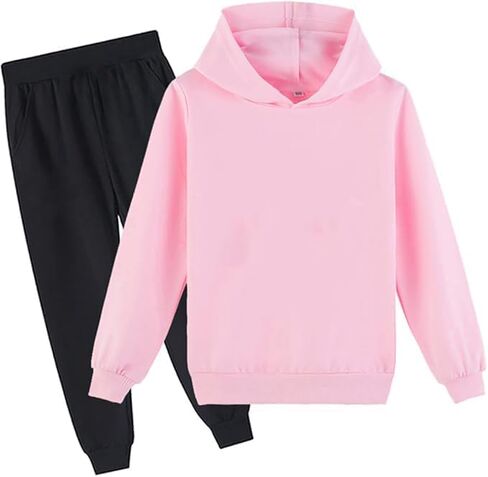 D.O.T Boys Girls Anime Slayer Tracksuit Pullover Hoodie Jogging Pants Set 2 Pieces Sweatshirt for Kids 2-15Years in Kuwait