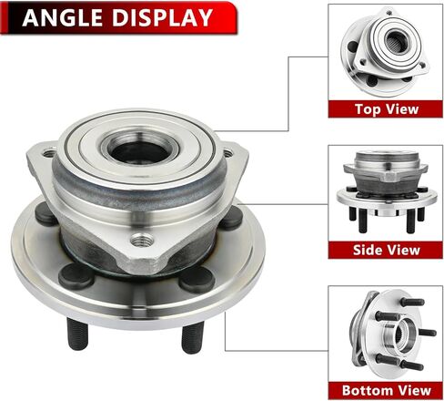 2pcs 513158 Front Wheel Hub Bearing Assembly for Jeep Cherokee 1999-2001, for Wrangler 2000-2006, for TJ 2000-2006, 5 Lug Non-ABS in Kuwait