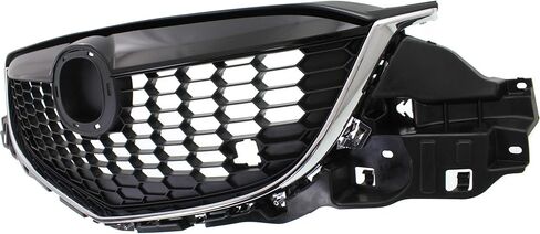 مجموعة شبكة Garage-Pro لمازدا CX-5 13-14 Ptd-أسود مع قولبة من الكروم إلى 8-20-13 in Saudi Arabia
