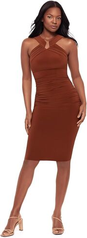 Miraclesuit Body Women's Solid Idol Shaping Dress, Copper, Large in Saudi Arabia