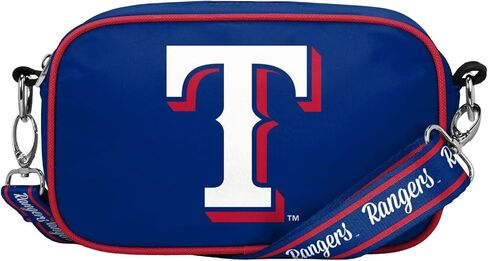 FOCO MLB Team Logo Crossbody Ladies Bag, Texas Rangers in Saudi Arabia