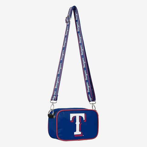 FOCO MLB Team Logo Crossbody Ladies Bag, Texas Rangers in Saudi Arabia