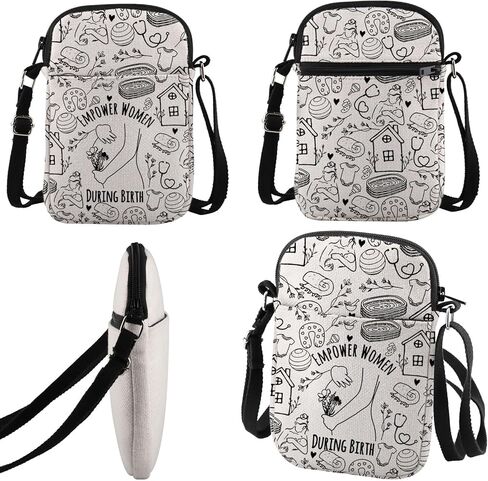 JNIAP Birth Worker Gift Empower Women During Birth Crossbody Bag Postpartum Doula Gift For Women in Saudi Arabia