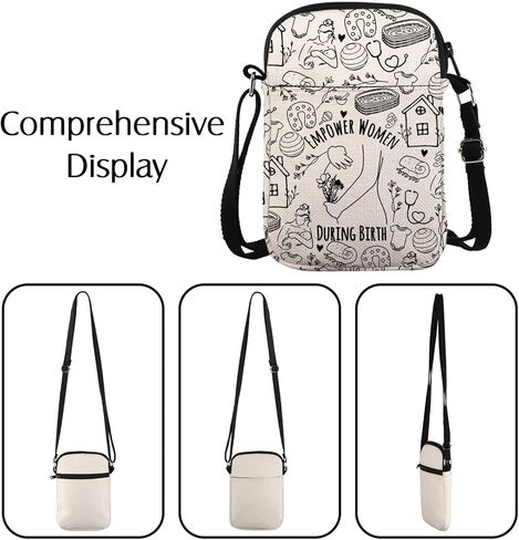 JNIAP Birth Worker Gift Empower Women During Birth Crossbody Bag Postpartum Doula Gift For Women in Saudi Arabia
