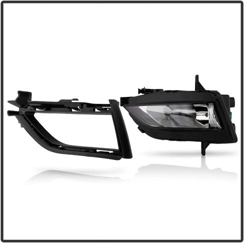 ACANII - For 2019-2021 Volkswagen Jetta Bumper Fog Lights Driving Lamps w/Switch Assembly Pair Driver & Passenger Side in Saudi Arabia