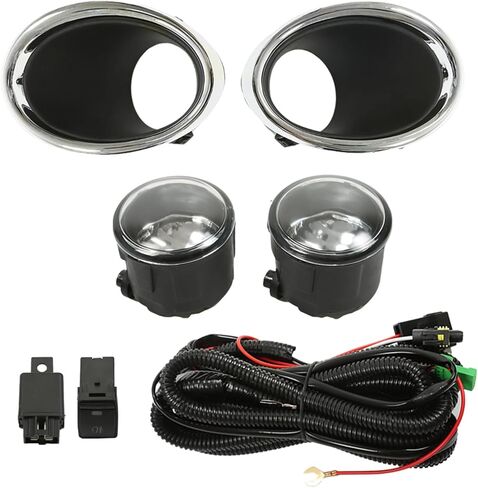 زوج من مصابيح الضباب للسائق الأيسر والجانب الأيمن من Labwork لاستبدال نيسان روج سبورت 2017 2018 LF-RGE17SPCOEM-HZ in Kuwait