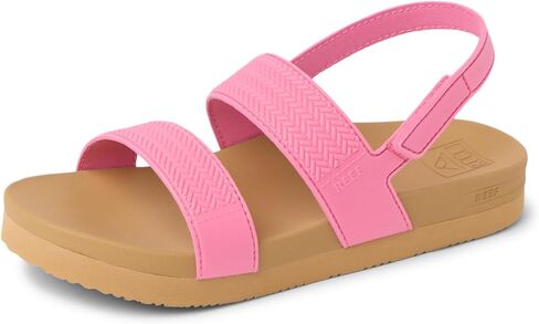 REEF Girls Sandals, Kids Water Vista, Pink Cosmos/Tan, 5 in Saudi Arabia