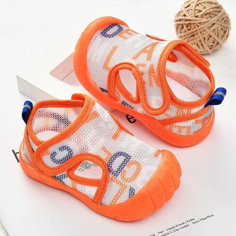 Baby Girls Boys Summer Sandals Soft Non-Slip Sole Flats - Newborn Toddler First Walker Crib Comfort Shoes in Saudi Arabia
