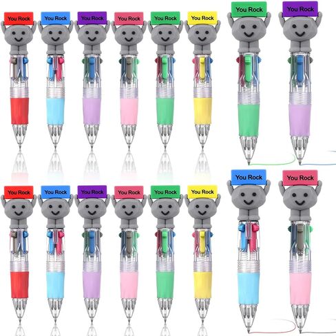 Bememo 50pcs Funny Pens Multi-color in One Cute Christian Ballpoint Pens for Employee Appreciation, Christmas, Party Rewards (Mixed Jesus) in Saudi Arabia