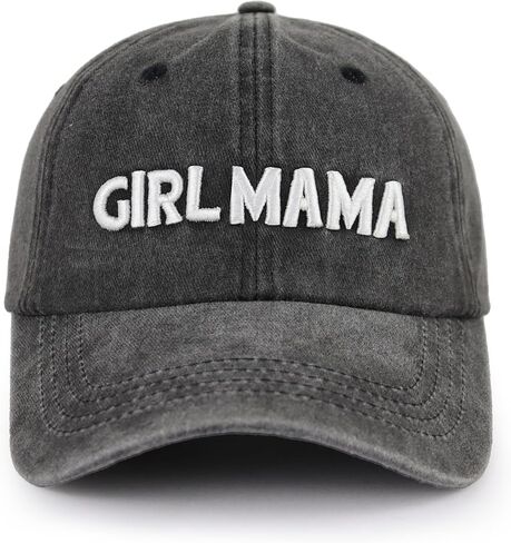 Boy Girl Mama Est 2025 Hat for Women Mom, Funny Adjustable Cotton 3D Embroidered New Mom Gifts Baseball Cap in Kuwait