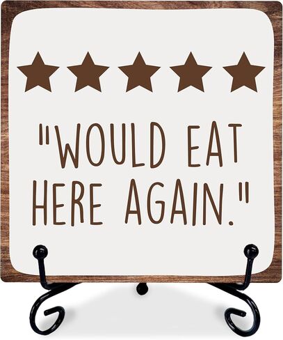 هدايا لافتة خشبية للتذكير الإيجابي مع حامل معدني - يمكن العثور على السعادة حتى في أحلك الأوقات - ديكور ملهم، هدية للنساء والرجال، ديكور مكتب المنزل والمكتب (5 × 5 بوصات) - A02 in Kuwait