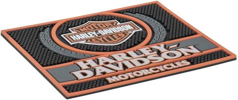 Harley-Davidson Custom Motorcycles Rubber Bar Mat - 14 x 12 inches HDL-18591 in Saudi Arabia