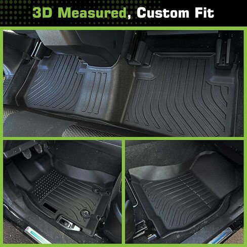Floor Mats for Kia Soul 2014 2015 2016 2017 2018 2019 (Not for Hybrid), TPE Waterproof Non-Slip All Weather Protection Custom, Floor Mats & Cargo Liner in Saudi Arabia