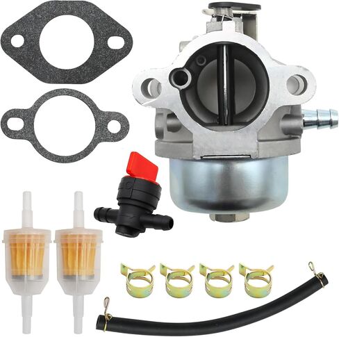 STX30 STX38 Carburetor for John Deere STX46 Riding Mower, Replaces AM132119 AM119661 12853149 12853145-S, Compatible with Kohler 12-853-145 AM121865 in Kuwait