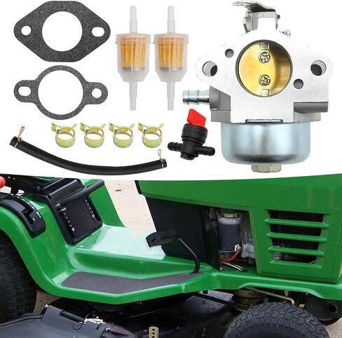 STX30 STX38 Carburetor for John Deere STX46 Riding Mower, Replaces AM132119 AM119661 12853149 12853145-S, Compatible with Kohler 12-853-145 AM121865 in Kuwait