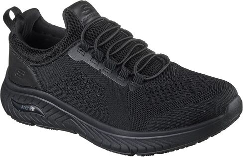 أحذية رياضية كاجوال للرجال من Skechers Work Arch Fit Crosser Sr مقاومة للانزلاق من نسيج بنجي in Saudi Arabia