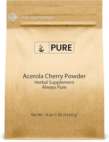 PURE ORIGINAL INGREDIENTS Acerola Cherry Powder 8oz Non-GMO, Gluten Free, Eco-Friendly Packaging in Saudi Arabia