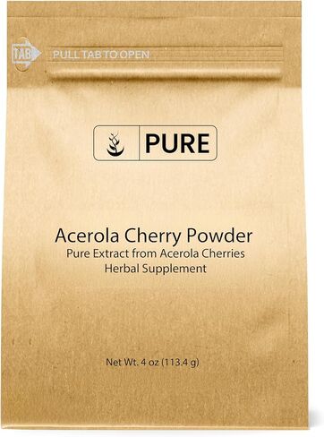 PURE ORIGINAL INGREDIENTS Acerola Cherry Powder 8oz Non-GMO, Gluten Free, Eco-Friendly Packaging in Saudi Arabia