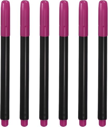 PATIKIL Dark Grey Permanent Fabric Markers for Cloths, Permanent Markers Set Fabric Pen on Plastic Wood Stone Metal and Glass for Coloring Drawing Writing Marking, 6Pack in Saudi Arabia