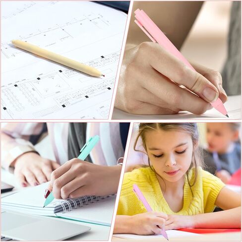 100 قطعة من أقلام حبر الجل السائبة، أقلام لطيفة بضغط 0.5 مم قابلة للسحب، نقطة دقيقة للتجفيف السريع بالحبر الأسود، 5 ألوان من لوازم المكتب الباستيل ذات قبضة كتابة ناعمة للمجلات، وسادات الملاحظات in Kuwait