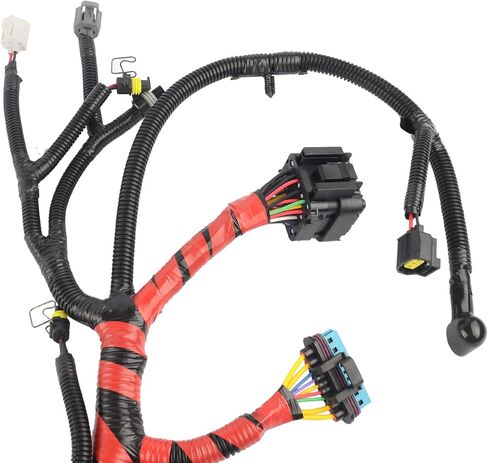 F81Z12B637EA Engine Fuel Injector Complete Wire Harness Replacement for 1999-2001 Ford Super Duty F250, F350, F450 & F550 with The 7.3L Diesel Engine in Saudi Arabia