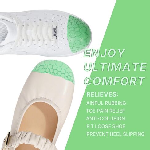 3 Pairs Shoe Filler Inserts, Non-Slip Silicone Toe Filler for Women & Men, Shoe Size Reducer for Too Big Loose Shoes, Breathable Fabric Inserts to Make Shoes Fit Tighter in Saudi Arabia