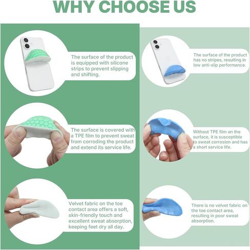 3 Pairs Shoe Filler Inserts, Non-Slip Silicone Toe Filler for Women & Men, Shoe Size Reducer for Too Big Loose Shoes, Breathable Fabric Inserts to Make Shoes Fit Tighter in Saudi Arabia