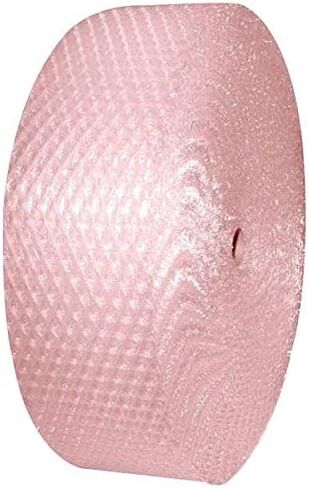 Perforated Anti-Static Bubble Roll 48" x 250 ft, 1/2" Thickness, Pink in Kuwait