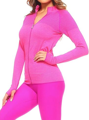 ICONOFLASH Women's Active Sportswear Zip Up Jacket in Kuwait