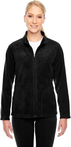 TEAM 365 Ladies Campus Microfleece Jacket, Large, Black in Kuwait