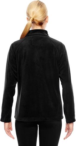 TEAM 365 Ladies Campus Microfleece Jacket, Large, Black in Kuwait