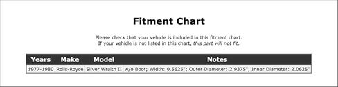 Automatic Transmission Extension Housing Seal Compatible With Rolls-Royce Silver Wraith II 1980 1979 1978 1977 P-3516021 in Saudi Arabia