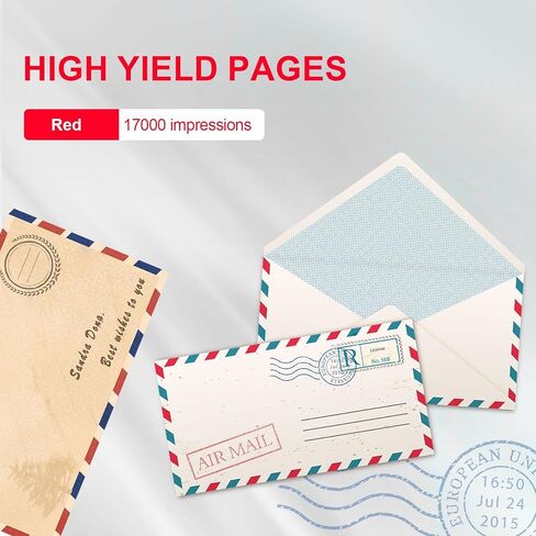 IXINK357 Neopost Compatible Ink Cartridge Replacement for IX3 IX5 IX7 Pro Series Mailing Systems Postage Meter Fluorescent Red Postage Ink in Kuwait