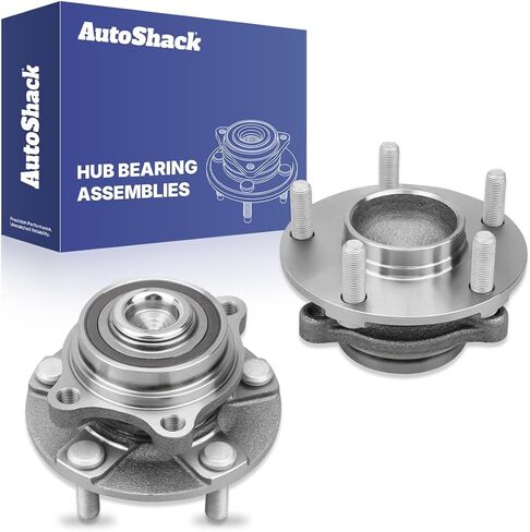 AutoShack Front Wheel Hub Bearing Assemblies Left & Right with ABS Replacement for 2003-2007 Infiniti G35 2003-2009 Nissan 350Z 2-PC Set in Saudi Arabia
