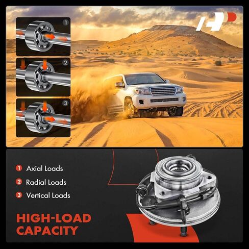 A-Premium 2 × محمل العجلة الأمامية ومجموعة المحور مع ABS و5 عروات متوافقة مع Ford Explorer 2002-2005 وLincoln Aviator 2003-2005 وMercury Mountaineer 2002-2005 in Saudi Arabia