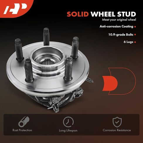 A-Premium 2 × محمل العجلة الأمامية ومجموعة المحور مع ABS و5 عروات متوافقة مع Ford Explorer 2002-2005 وLincoln Aviator 2003-2005 وMercury Mountaineer 2002-2005 in Saudi Arabia