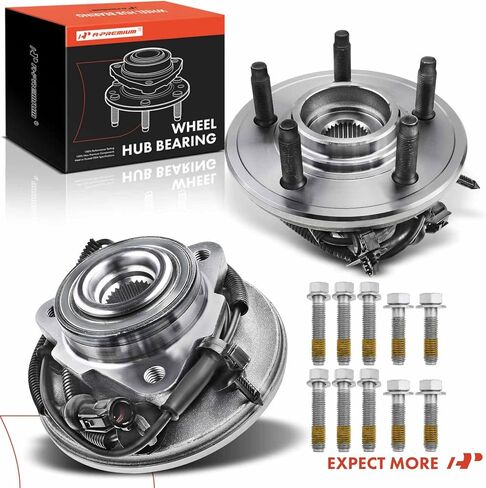 A-Premium 2 × محمل العجلة الأمامية ومجموعة المحور مع ABS و5 عروات متوافقة مع Ford Explorer 2002-2005 وLincoln Aviator 2003-2005 وMercury Mountaineer 2002-2005 in Saudi Arabia