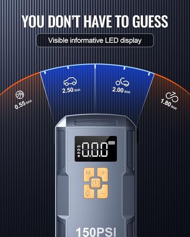 NWISE Car Jump Starter، بطارية محمولة بقدرة 2000 أمبير مع مشابك توصيل ذكية للسلامة، صناديق قفز 12 فولت مع ضوء LED in Kuwait