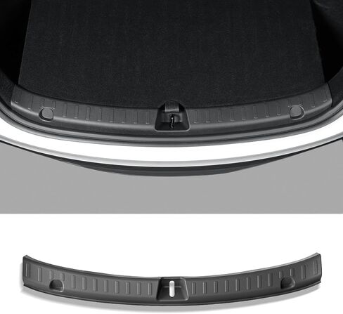 LUCKEASY Rear Bumper Guard for Tesla Model Y 2023-2025 2026 Juniper Standard & Premium & Performance Tailgate Door Cover Sill Guard Cover Model Y Accessories Trunk Edge Protector TPE Black in Kuwait