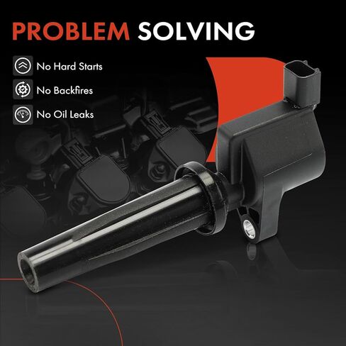 A-Premium Engine Ignition Coil Pack Compatible with Ford Escape 2009-2019, Fusion 2010-2020, Transit Connect, Ranger, C-Max & Lincoln MKZ 2011-2020 & Mazda & Mercury, 2.0L 2.5L with 2 Terminal in Saudi Arabia