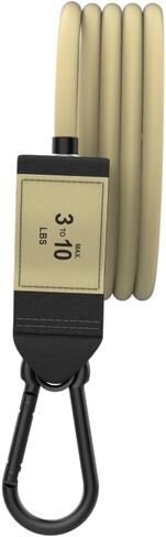 حزام مقاومة قابل للتكديس من بوديلاستيكس - حزام تمرين أنبوبي مقاوم واحد - أربطة تدريب تقنية للحد من المفاجئة حاصلة على براءة اختراع - أربطة لياقة بدنية شديدة التحمل - لاتكس ماليزي، مشابك حديد مطلية بالنيكل in Kuwait