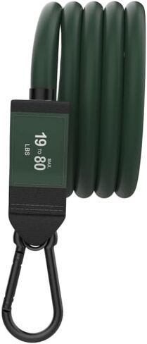 Bodylastics Stackable Resistance Band - Single Resistance Tube Exercise Band - Patented Snap Reduction Tech Workout Bands - Heavy Duty Fitness Bands - Malaysian Latex, Nickel-Coated Iron Clips in Kuwait