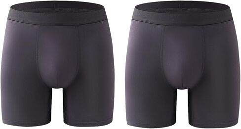 Men's Soft Stretch Boxer Briefs - Comfortable Breathable Supportive Pouch Underwear for Everyday Wear in Saudi Arabia
