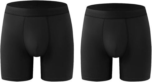 Men's Soft Stretch Boxer Briefs - Comfortable Breathable Supportive Pouch Underwear for Everyday Wear in Saudi Arabia