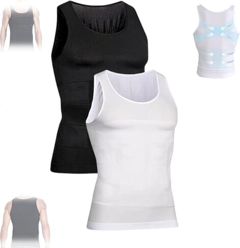 Selure Shaping Tank 2.0, Selure Wear Compression Shirt, 2025 New Shaping Sleeveless Shirts for Men in Saudi Arabia